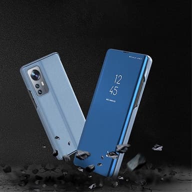 SKALO Xiaomi 12 Clear View Mirror Etui - Rosa guld