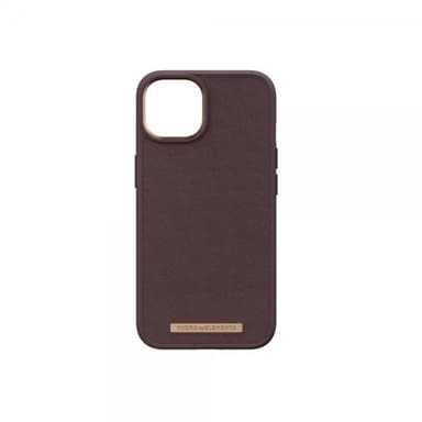 Njord by Elements iPhone 14 Cover Genuine Leather Case Brun