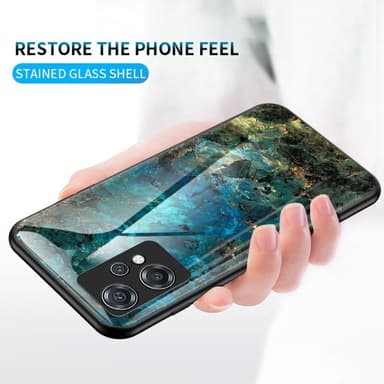 SKALO OnePlus Nord CE 2 Lite 5G Marmor hærdet glas TPU Cover - #1