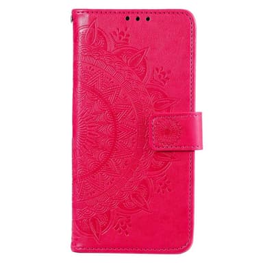 SKALO Motorola Moto G22 Mandala Flip Cover - Cerise