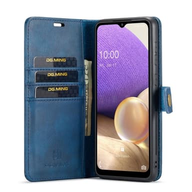 DG MING Samsung A33 5G 2-i-1 Magnet Pungetui - Blå