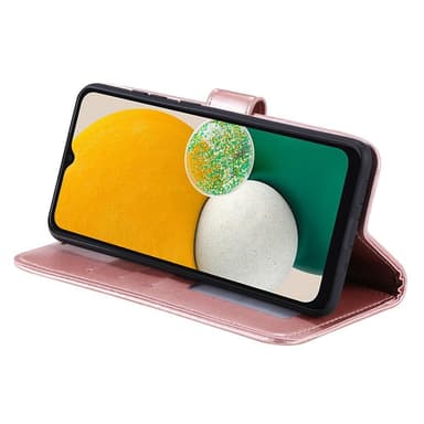 SKALO Samsung A13 4G Mandala Flip Cover - Rosa guld