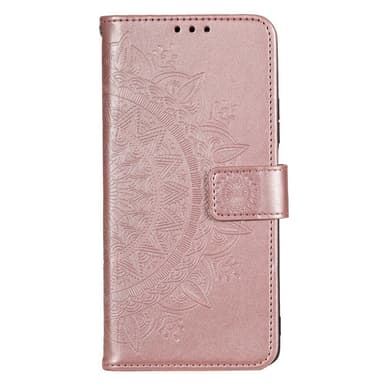SKALO Motorola Moto G52 Mandala Flip Cover - Rosa guld