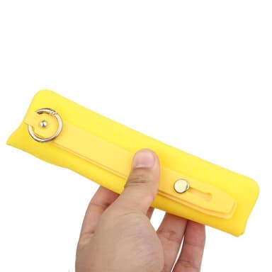 SKALO Samsung A53 5G Håndrem TPU-cover - Gul