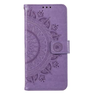 SKALO Motorola Moto E32/E32s Mandala Flip Cover - Lilla