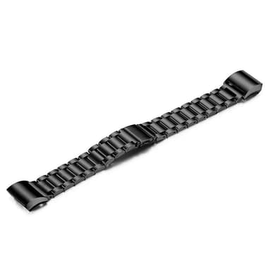 SKALO Link armbånd til Fitbit Charge 3/4 - Sort