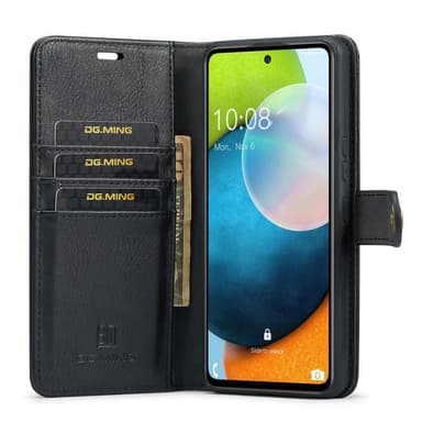 DG MING Samsung A53 5G 2-i-1 Magnet Pungetui - Sort