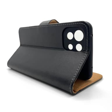 SKALO Xiaomi Mi 11 Lite Flip Cover m. Pung i Ægte Læder - Lyserød