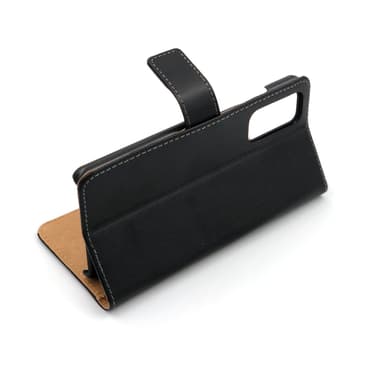 SKALO Samsung S20 FE Flip Cover m. Pung i Ægte Læder - Hvid