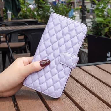 SKALO Xiaomi Redmi 10C BINFEN COLOR Quiltet Pung - Lilla