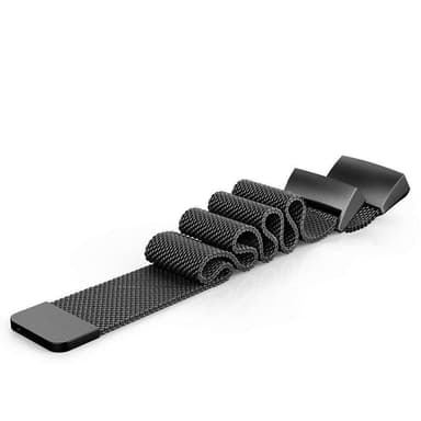 SKALO Milanese Loop til Fitbit Charge 3/4 - Sølv
