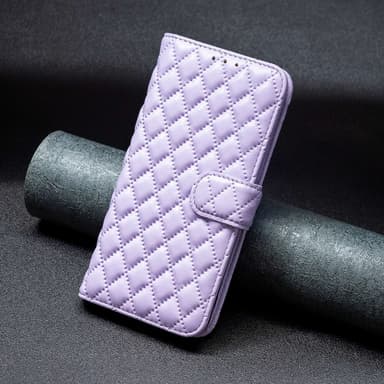 SKALO Motorola Moto G22 BINFEN COLOR Quiltet Pung - Lilla