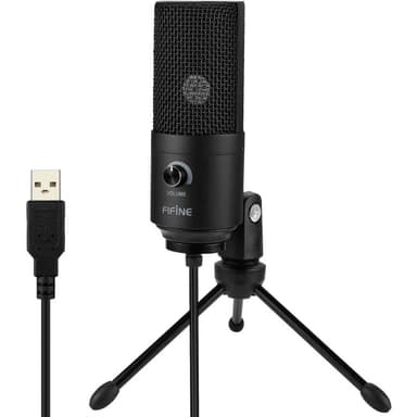 Fifine K669B desktop USB kondensatormikrofon 1.5m kabel