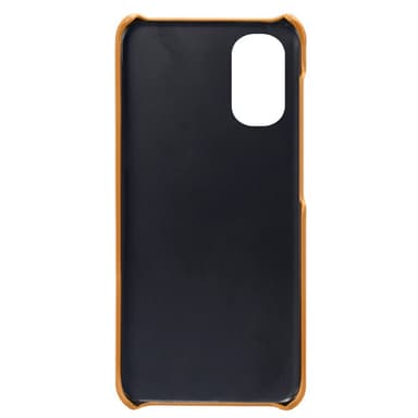 SKALO Motorola Moto E32/E32s PU-læder Kortholder Cover - Lys brun