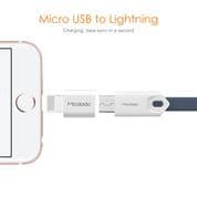 Mcdodo Micro USB til Lightning adapter hvid opladning og synkronisering