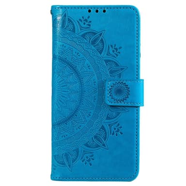 SKALO Xiaomi Redmi 10C Mandala Flip Cover - Blå