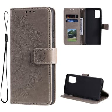 SKALO Samsung A33 5G Mandala Flip Cover - Grå
