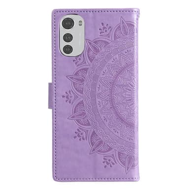 SKALO Motorola Moto E32/E32s Mandala Flip Cover - Lilla