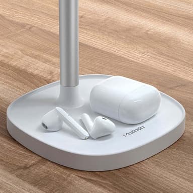 Justerbar universal bordstativ til mobiltelefon tablet Iphone Ipad indehaver af aluminium drejelig mobilt stativ 360 grader