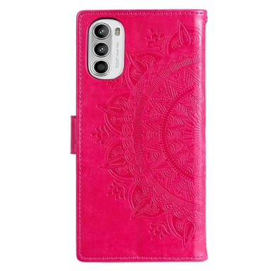SKALO Motorola Moto G52 Mandala Flip Cover - Cerise