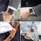 SKALO Firkantet metalarmbånd Apple Watch 38/40/41mm - Sort