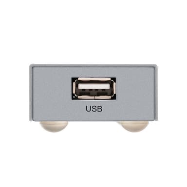 USB2.0 switch 2x computere til 1xUSB enhed metal sort USB skifter