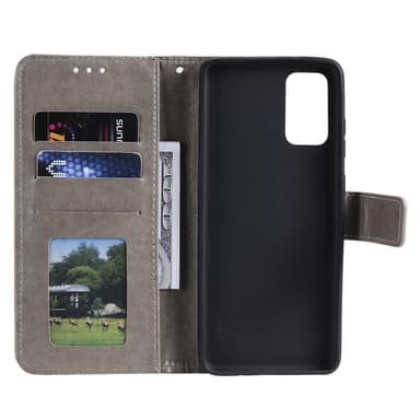 SKALO Samsung A33 5G Mandala Flip Cover - Grå