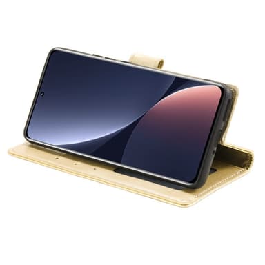 SKALO Xiaomi 12 Mandala Flip Cover - Guld