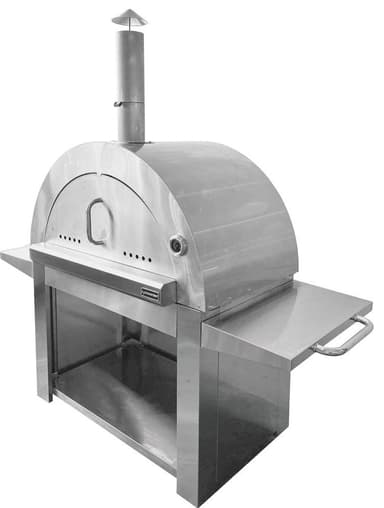 Myoutdoorkitchen – Træfyret pizzaovn – Chicago (Rustfri)