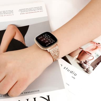 Urbånd Rose guld Fitbit Versa 3