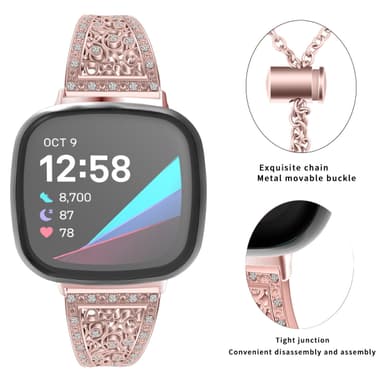 Urbånd Lyserød Fitbit Versa 3