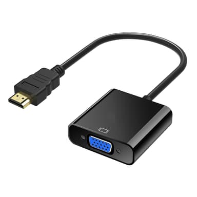 HDMI VGA-adapter med mm lydstik | Elgiganten