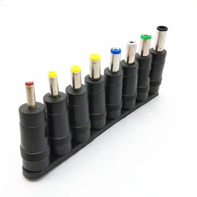 AC adapter stik til bærbar 8-pack Sort