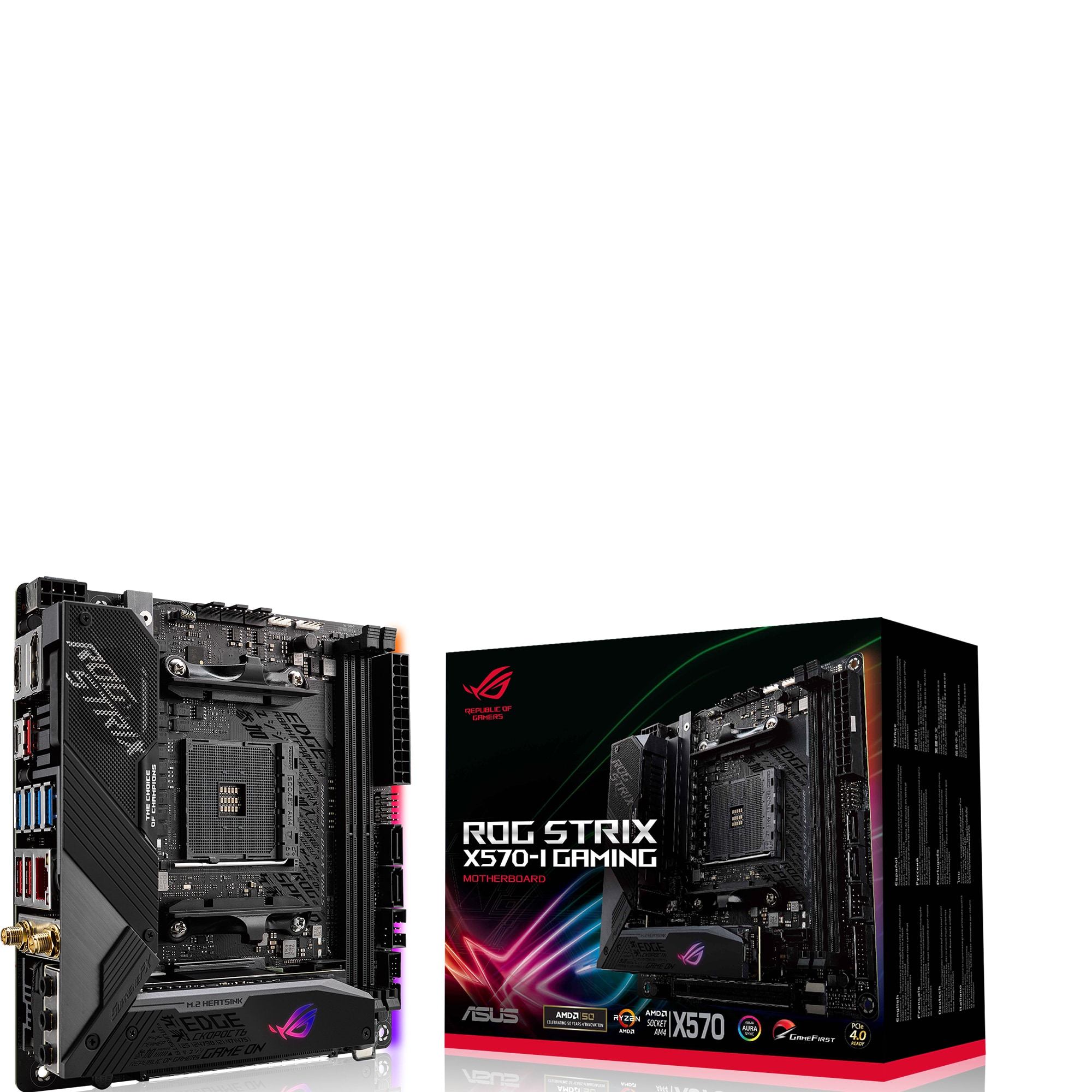 Editor Glat arsenal ASUS ROG Strix X570-I Gaming motherboard Socket AM4 Mini ITX AMD X570 |  Elgiganten