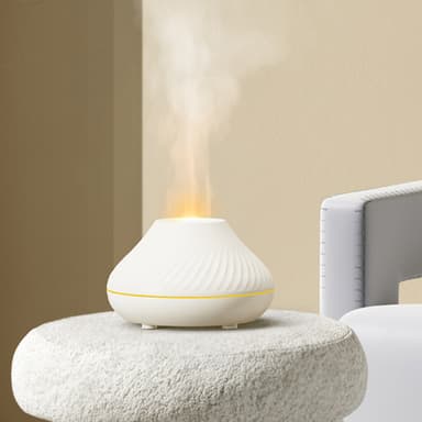 Flame Air Aroma Diffuser luftfugter Beige