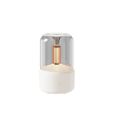 Candle Light Aroma Diffuser luftfugter hvid