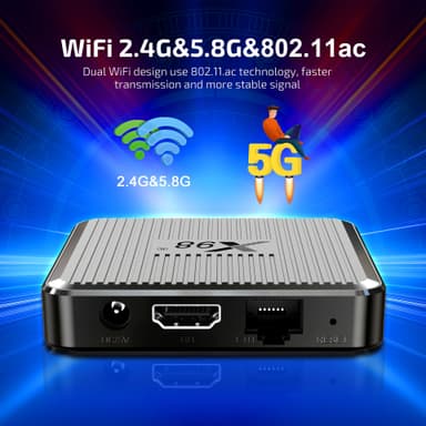 X98Q TV Box Android 11.0 2.4G/5G Sort 2 GB+16GB
