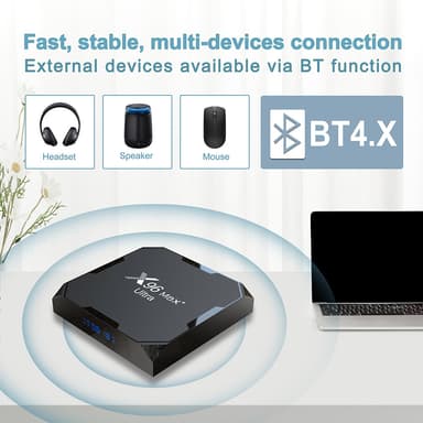 X96 Max Ultra TV Box Android 11.0 2.4G/5G Sort 4 GB+64 GB