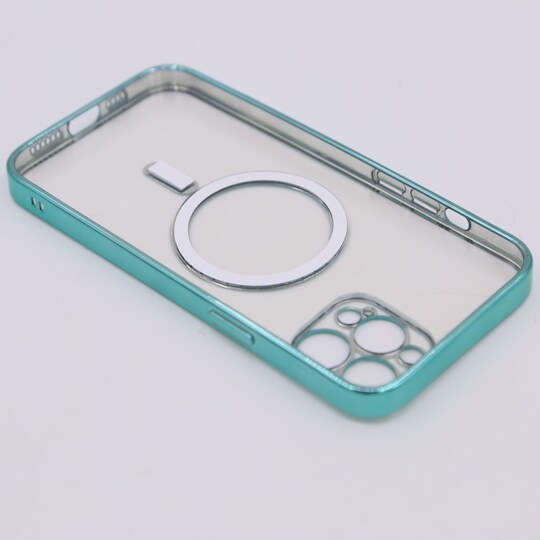 Mobiltaske MagSafe Opladningsstøtte Grøn iPhone 12 Pro Max