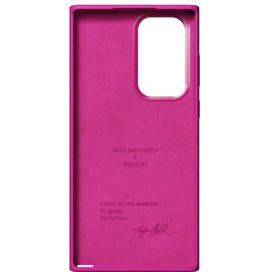 Nudient Bold Samsung S22 Ultra cover (Nina pink)