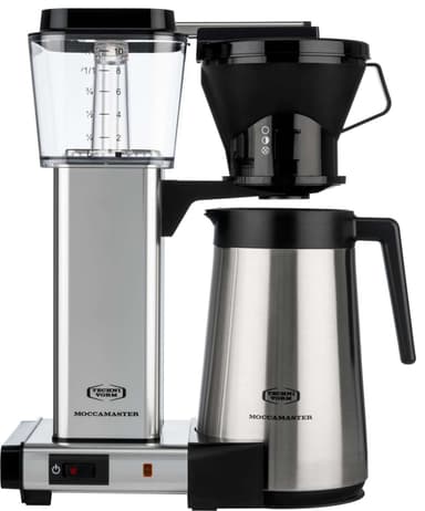 Billede af Moccamaster Manual Thermo kaffemaskine 79158 (poleret sølv)