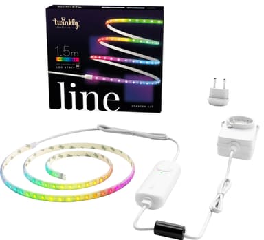 #3 - Twinkly Line Starter Kit - App-controlled RGB LED light strip. 1.5 Meters. White Strip. Extendible