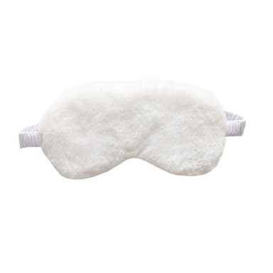 Sömnmask imitationssilke Hvid