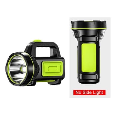Håndholdt lommelygte USB genopladeligt LED Super Bright Spotlight søgelys