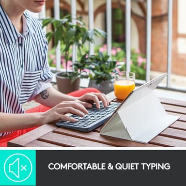 Logitech K380 Bluetooth tastatur - grå