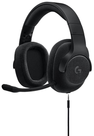 Logitech G433 gaming headset (sort)