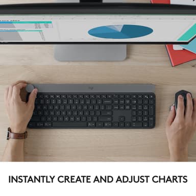 Logitech Craft tastatur med input drejeknap