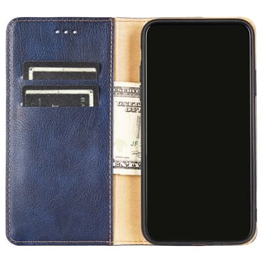 Google Pixel 6a Stand Telefontaske Fuld Beskyttelse Pung Cover - Sort