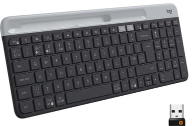 Logitech K580 slankt trådløst multi-enheds tastatur