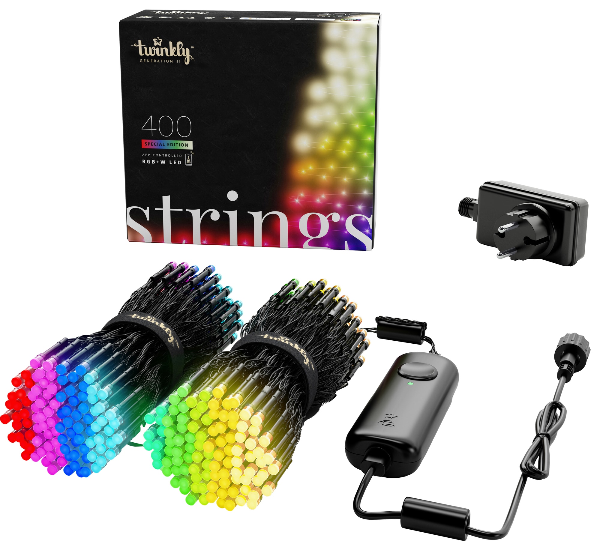 11: Twinkly Strings Special Edition - 400 RGB+W LED Lights String 32 m 16 Million Colors + Warm White - Generation II